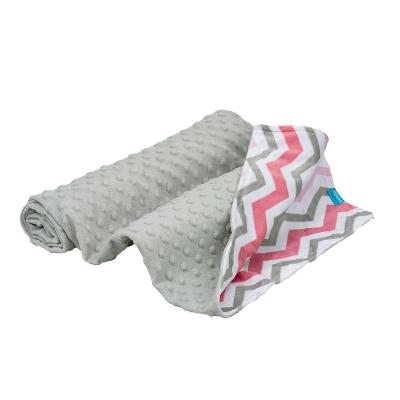 Manta Aconchegante Onda Rosa Para Bebês - Qualidade E Conforto Para Um Sono Tranquilo