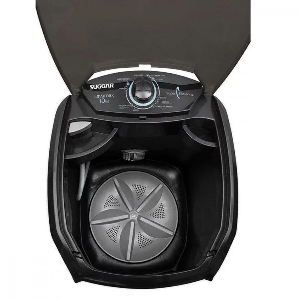 Lavadora De Roupas Suggar Lavamax LX10 10kg Automática Preto 110V - 4