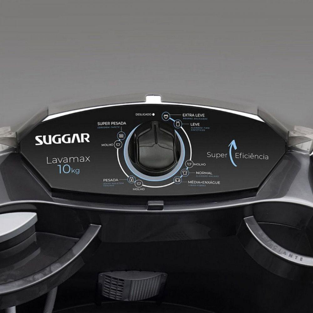 Lavadora De Roupas Suggar Lavamax LX10 10kg Automática Preto 110V - 5