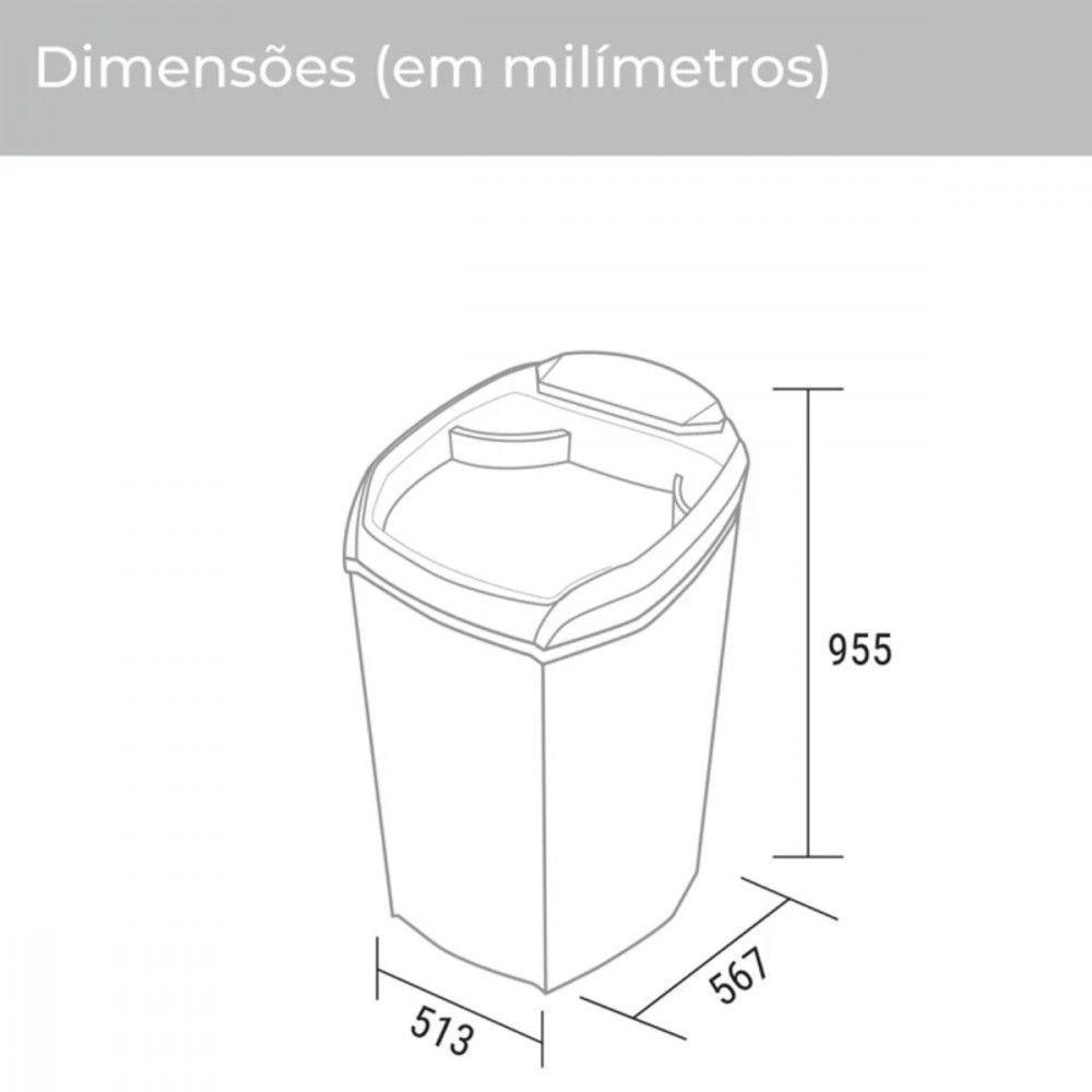 Lavadora De Roupas Suggar Lavamax LX10 10kg Automática Preto 220V - 6