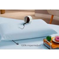 Kit 2 Capas Travesseiro 100% Polipropileno Impermeável 50x70cm - Azul - 3