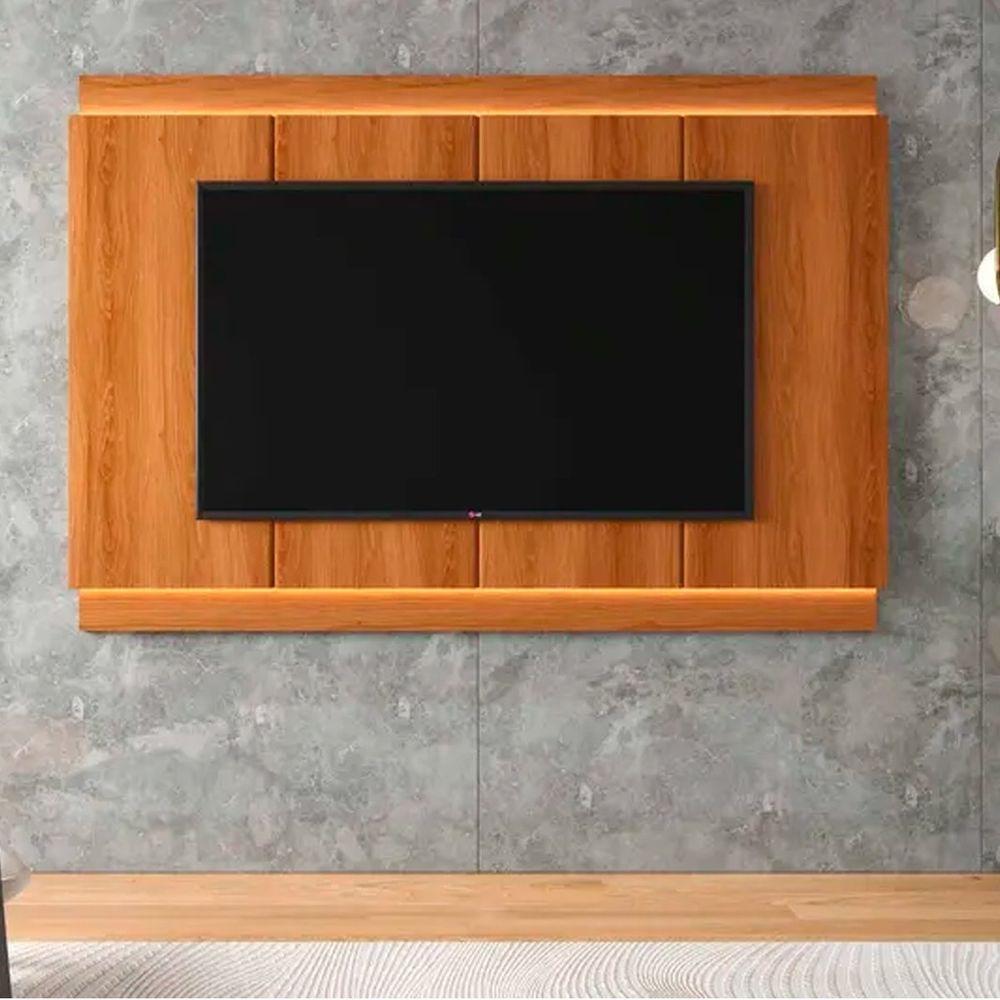 Rack Bancada Com Painel Para Tv De Até 75 Com Led Maka Jequitiba-off White - 6