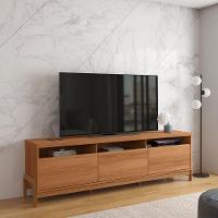 Rack Bancada Com Painel Para Tv De Até 75 Em Mdf Line Jequitiba - 7