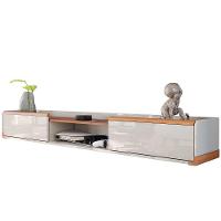 Rack Bancada Com Painel Para Tv De Até 75 Com Led Ariel Jequitiba-off White - 3