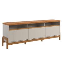 Rack Bancada Com Painel Para Tv De Até 75 100% Mdf Joana Jequitiba-off White - 3