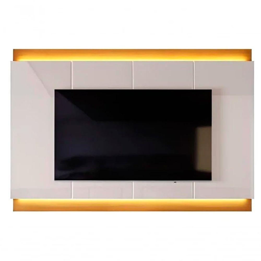 Rack Bancada Com Painel Para Tv De Até 75 100% Mdf Holanda Jequitiba-off White - 7