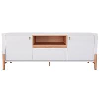 Rack Bancada Com Painel Para Tv De Até 75 100% Mdf Holanda Jequitiba-off White