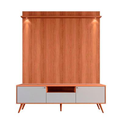 Rack Bancada Com Painel Para Tv De Até 70 Rivire 1 Porta Jequitiba-off White