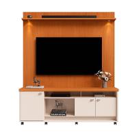 Rack Bancada Com Painel Para Tv De Até 70 Com Led Luari Jequitiba-off White - 1