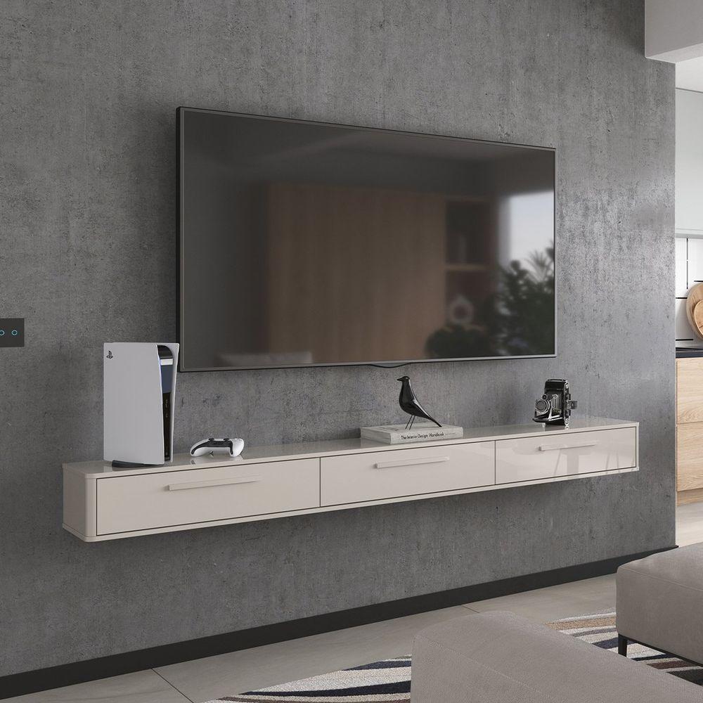 Rack Bancada Com Painel Para Tv De Até 70 Dalvi Off White-jequitiba - 7