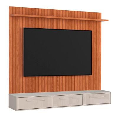 Rack Bancada Com Painel Para Tv De Até 70 Dalvi Off White-jequitiba