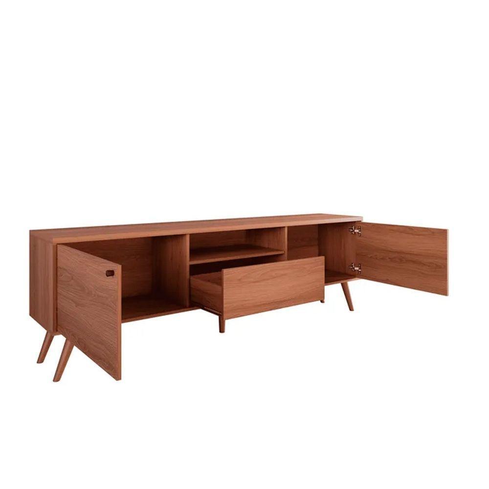 Rack Bancada 1 Porta 2 Gavetas E Painel Para Tv De Até 55 Rivire 1.3 Jequitiba - 3