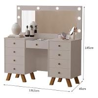 Penteadeira Camarim Mila Ambiente Mani - Luapa Móveis - 3