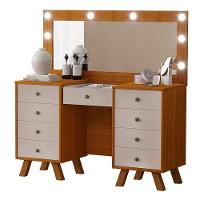 Penteadeira Camarim Mila Ambiente Freijó Mani - Luapa Móveis - 3