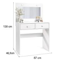 Penteadeira Camarim Maia Branco - Luapa Móveis