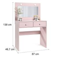 Penteadeira Camarim Maia Ambiente Rose - Luapa Móveis - 6