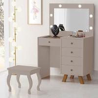 Penteadeira Camarim Luna Com Banqueta Mani - Luapa Móveis - 1