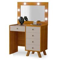 Penteadeira Camarim Luna Com Banqueta Freijó Mani - Luapa Móveis - 1