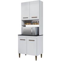 Paneleiro Torre Atenas 4 Portas Branco Kaiki Móveis - 1