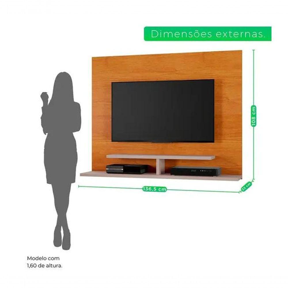 Painel Sion Para Tv Até 56 Jcm Movelaria - Cinamomo-off - 2