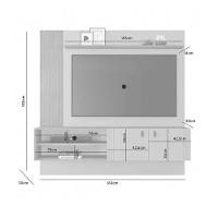 Painel Preciso Para Tv Até 65 Jcm Movelaria - Off-café Soft - 4