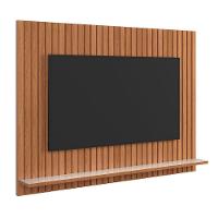 Painel Para Tv De Até 75 Com 1 Prateleira Dalva Off White-jequitiba - 2