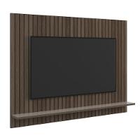 Painel Para Tv De Até 75 Com 1 Prateleira Dalva Imbuia-off White - 2