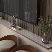 Painel Para Tv De Até 75 Com 1 Prateleira Dalva Imbuia-off White