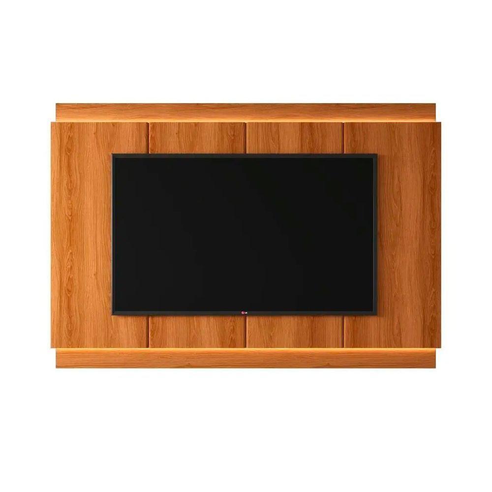 Painel Para Tv De Até 75 100% Mdf Com Led Maraco 2.0 Jequitiba - 1