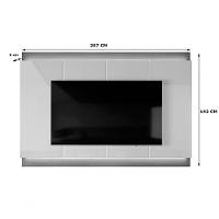 Painel Para Tv De Até 75 100% Mdf Com Led Maraco 2.0 Jequitiba - 3