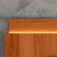 Painel Para Tv De Até 75 100% Mdf Com Led Maraco 2.0 Jequitiba