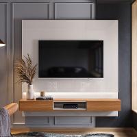 Painel Para Tv De Até 70 2 Gavetas Pietra Off White-jequitiba - 5