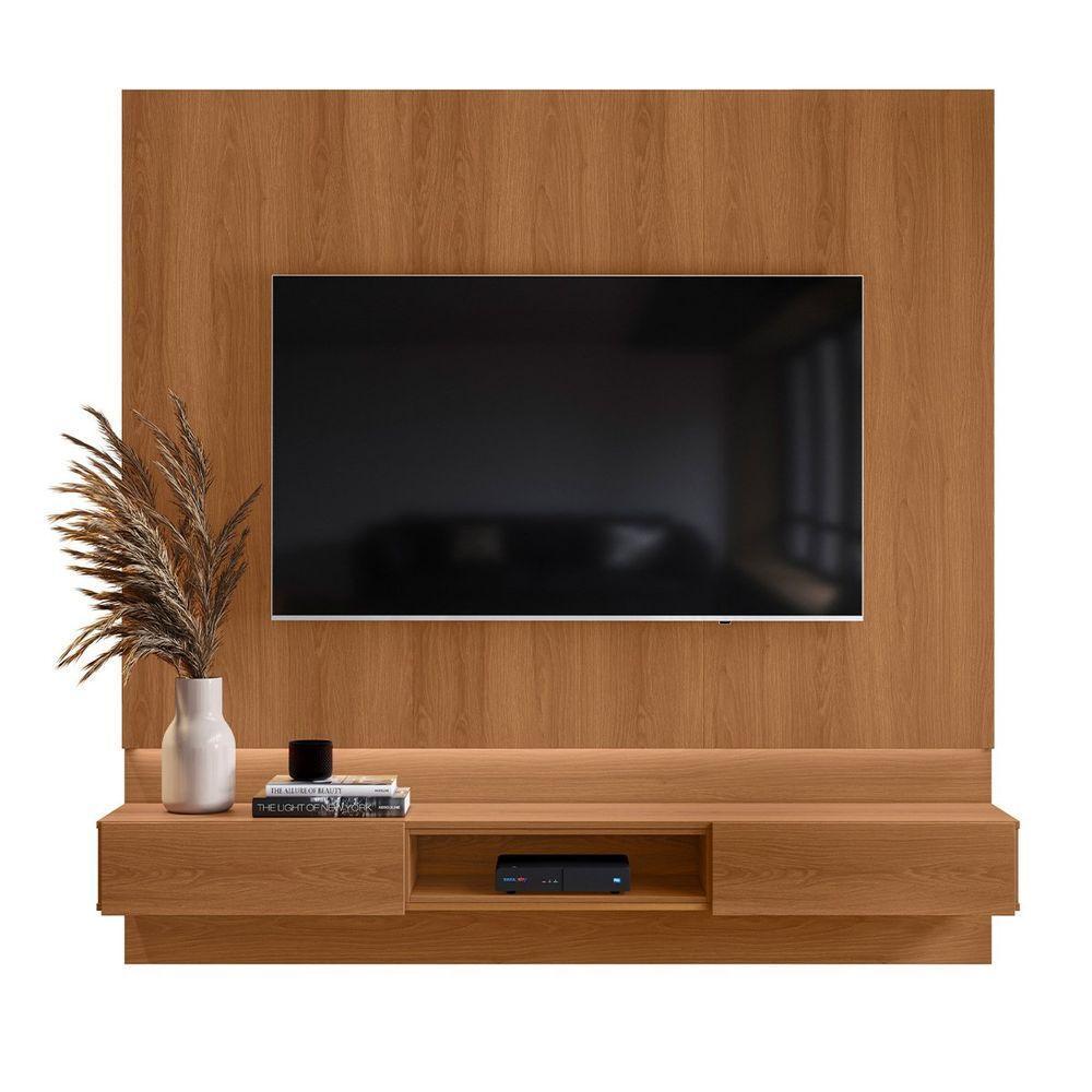 Painel Para Tv De Até 70 2 Gavetas Pietra Jequitiba - 1