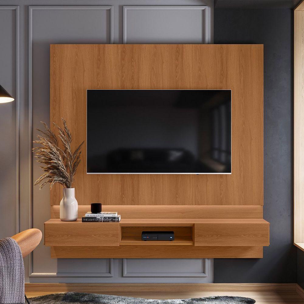 Painel Para Tv De Até 70 2 Gavetas Pietra Jequitiba - 5