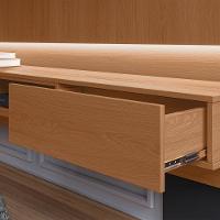 Painel Para Tv De Até 70 2 Gavetas Pietra Jequitiba - 2