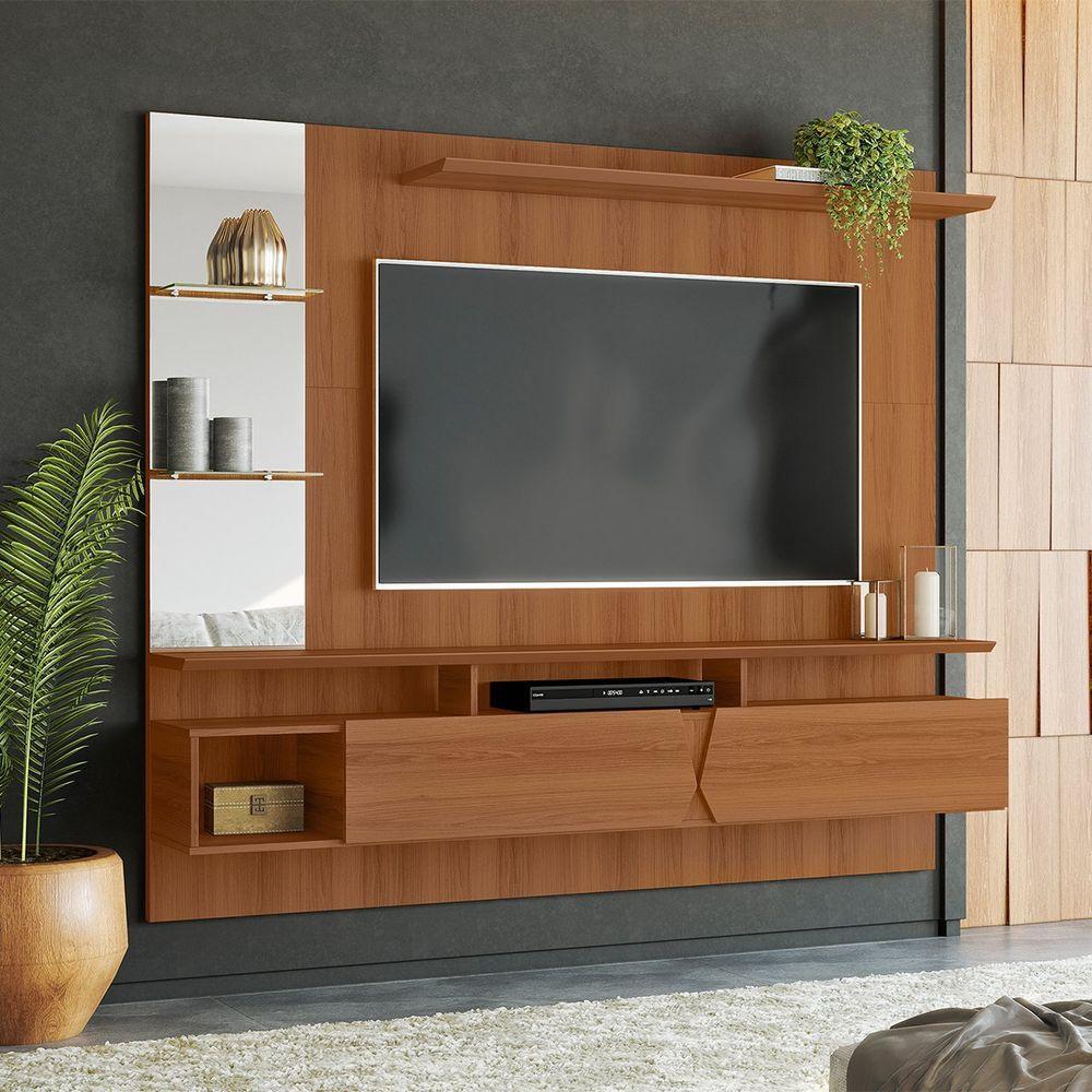 Painel Para Tv De Até 55 2 Portas Illume Jequitiba - 5