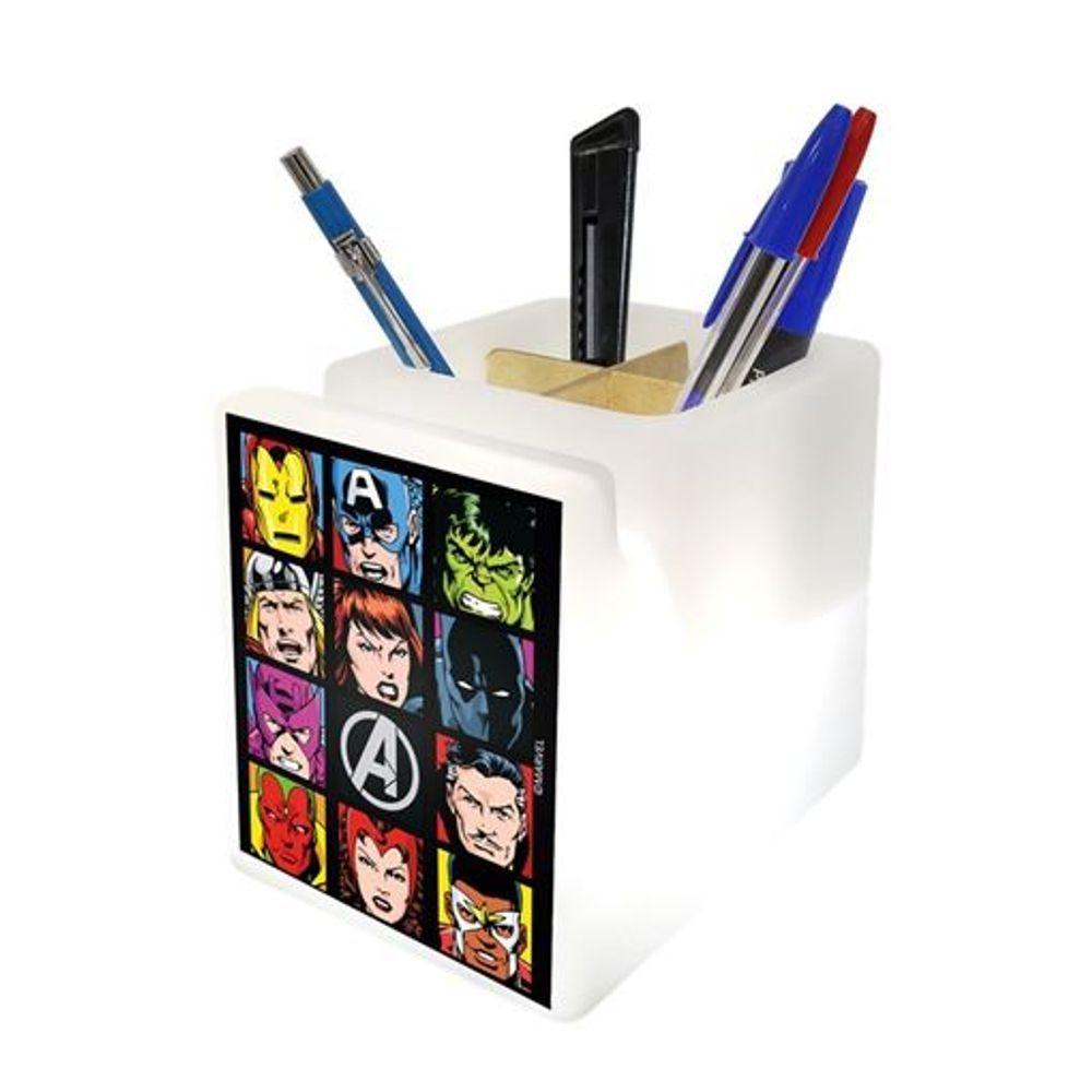 Organizador De Mesa Iluminado Marvel: Heróis Clássicos Para Seu Espaço Inspirador - 3