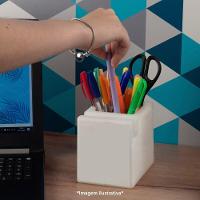 Organizador De Mesa Com Iluminação Led - Estilo E Funcionalidade Em Seu Espaço De Trabalho - 3