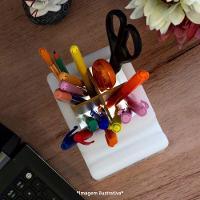 Organizador De Mesa Com Iluminação Led - Estilo E Funcionalidade Em Seu Espaço De Trabalho