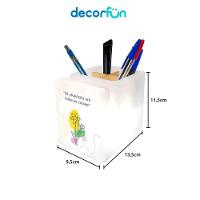 Organizador De Mesa Com Iluminação Led - Estilo E Funcionalidade Em Seu Espaço De Trabalho - 5