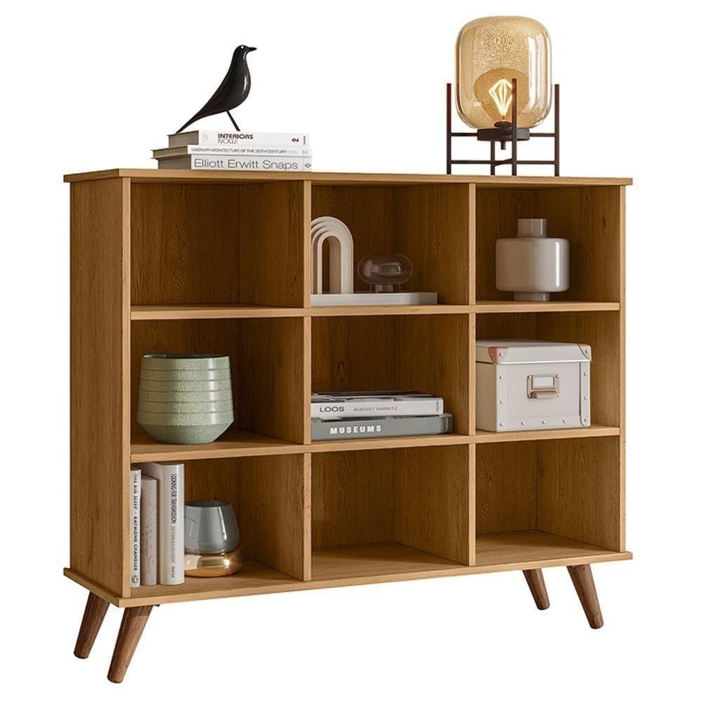 Nicho Organizador Freijo Retro - 108 X 83cm Com 9 Espaços Qmovi - 1