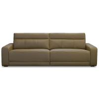 Sofá 4 Lugares Rettrátil Reclinável Elétrico 284cm Mazi L06 Couro Verde Musgo - Lyam Decor - 3