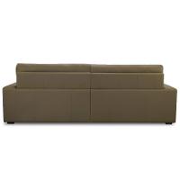 Sofá 3 Lugares Rettrátil Reclinável Elétrico 254cm Mazi L06 Couro Verde Musgo - Lyam Decor