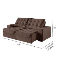 Sofa Martins M-190 02 Md.1.20 - V-211 Marrom - 3