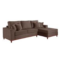 Sofa Martins M-187 Canto - V-211 Marrom - 1