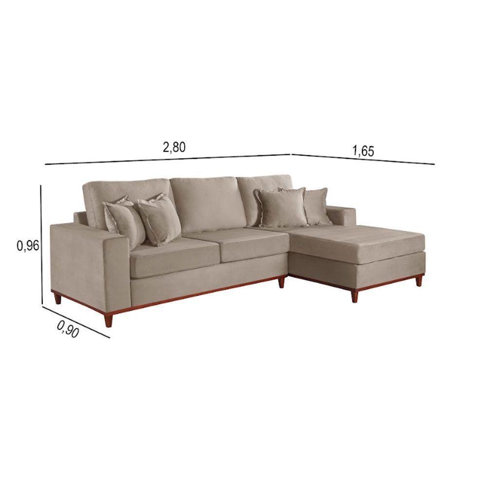 Sofa Martins M-187 Canto - V-211 Bege - 3