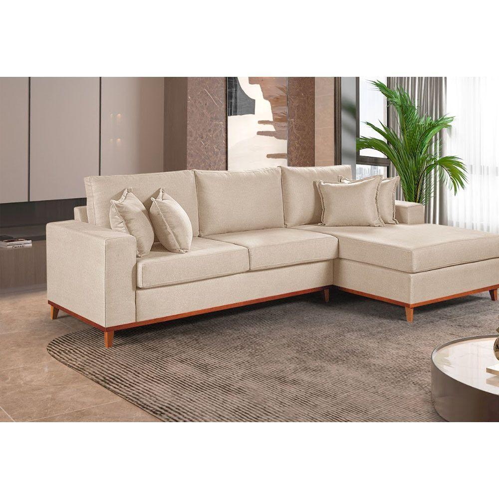 Sofa Martins M-187 Canto - B-330 Linho Bege - 2