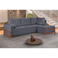 Sofa Martins M-186 Canto - V-211 Grafite - 2