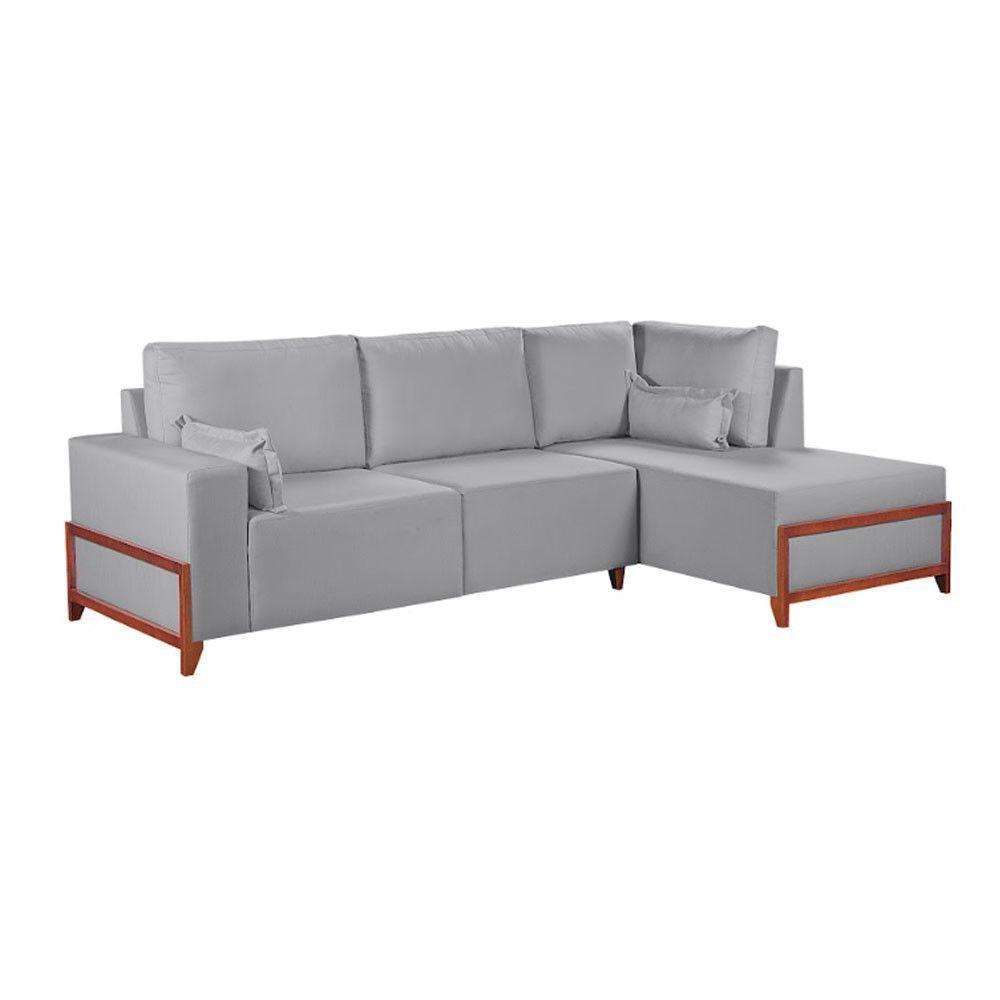 Sofa Martins M-186 Canto - V-211 Cinza - 1