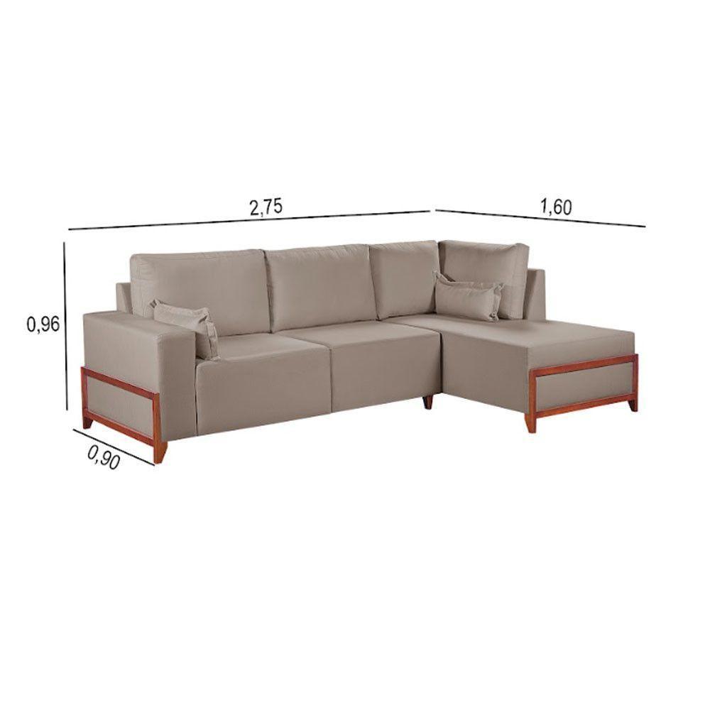 Sofa Martins M-186 Canto - V-211 Bege - 3